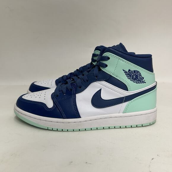 Nike Air Jordan 1 Retro Mid “Blue Mint Mystic Navy White” main image 4